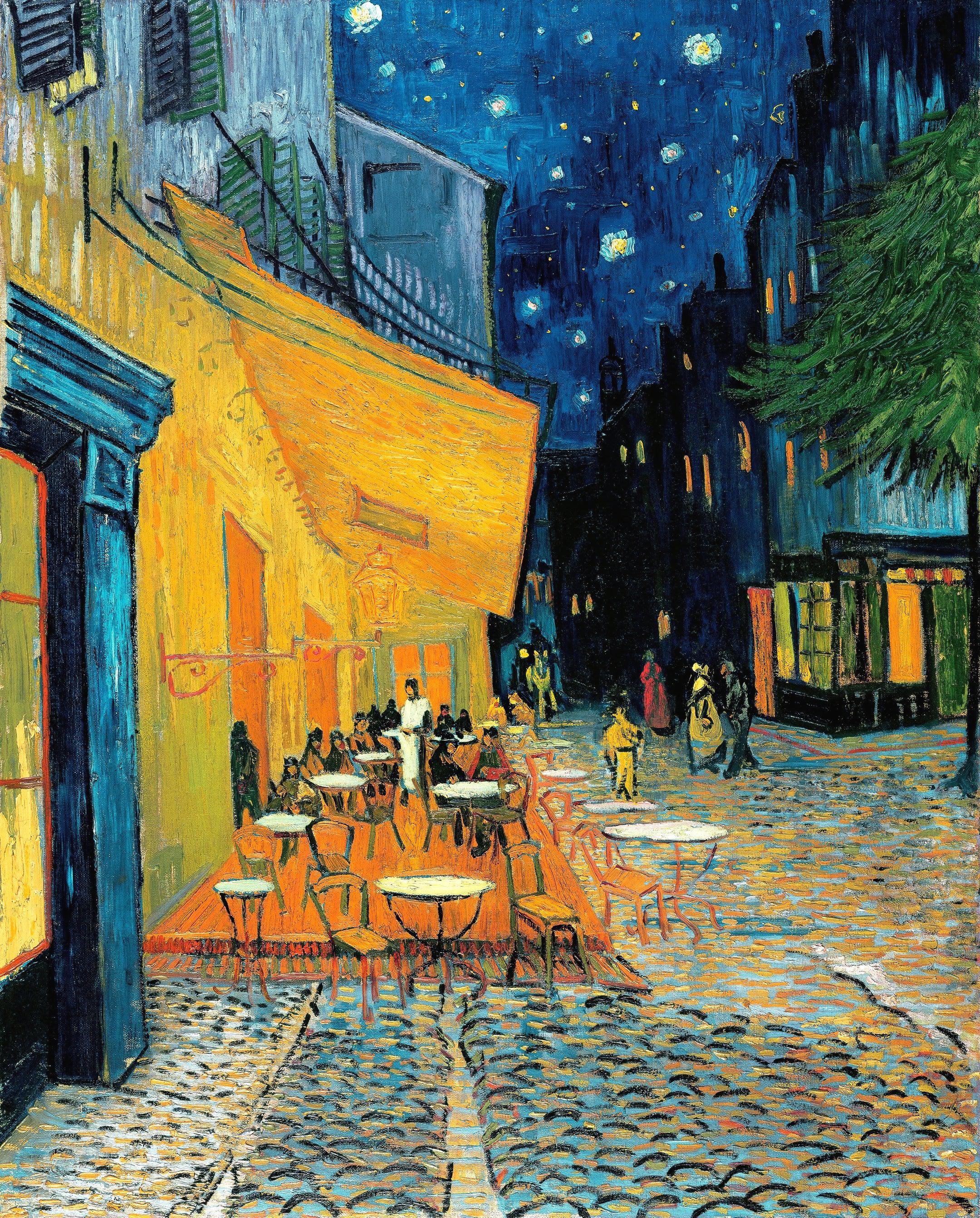 Cafe Terrace at Night, Van Gogh