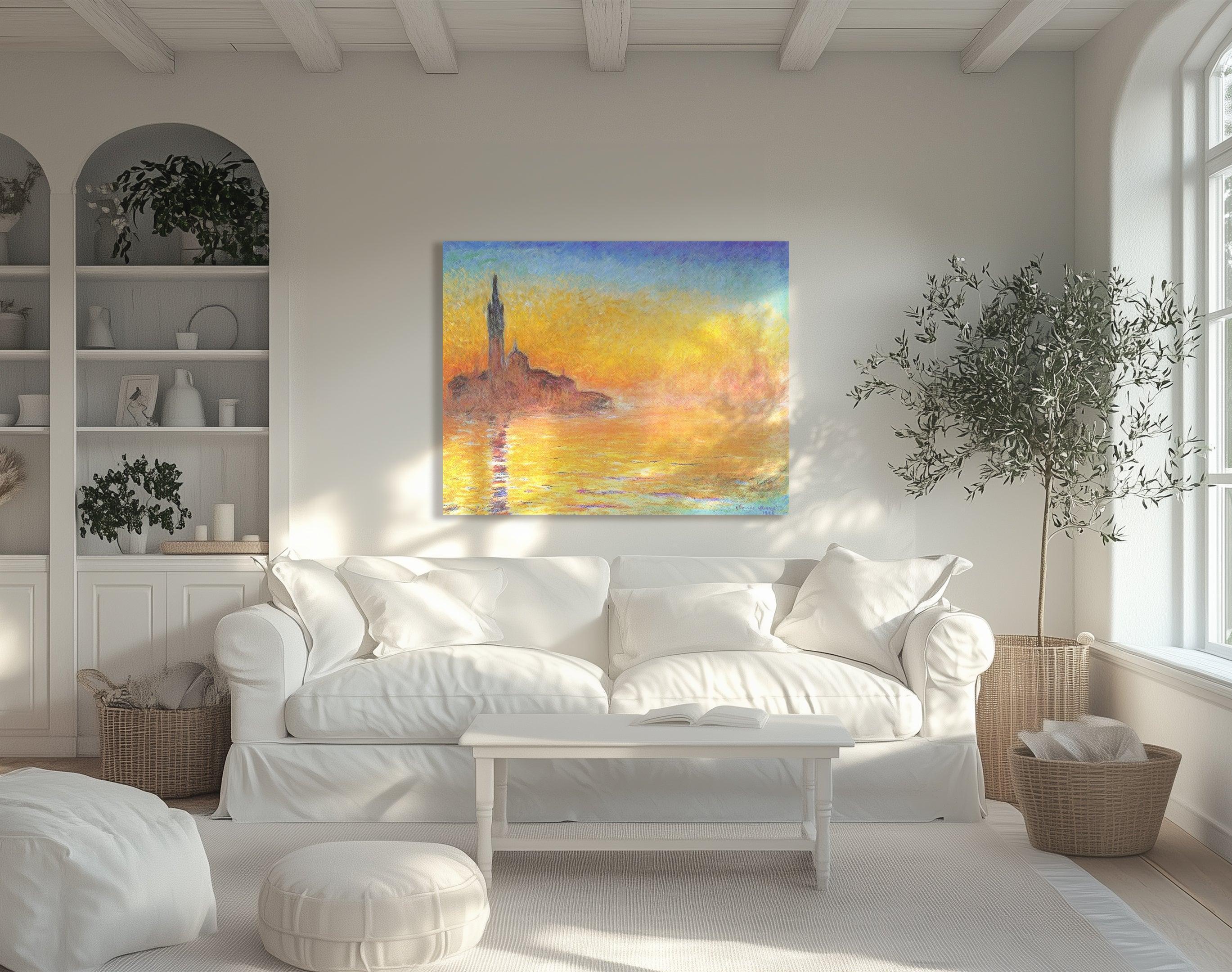San Giorgio Maggiore at Dusk, Monet