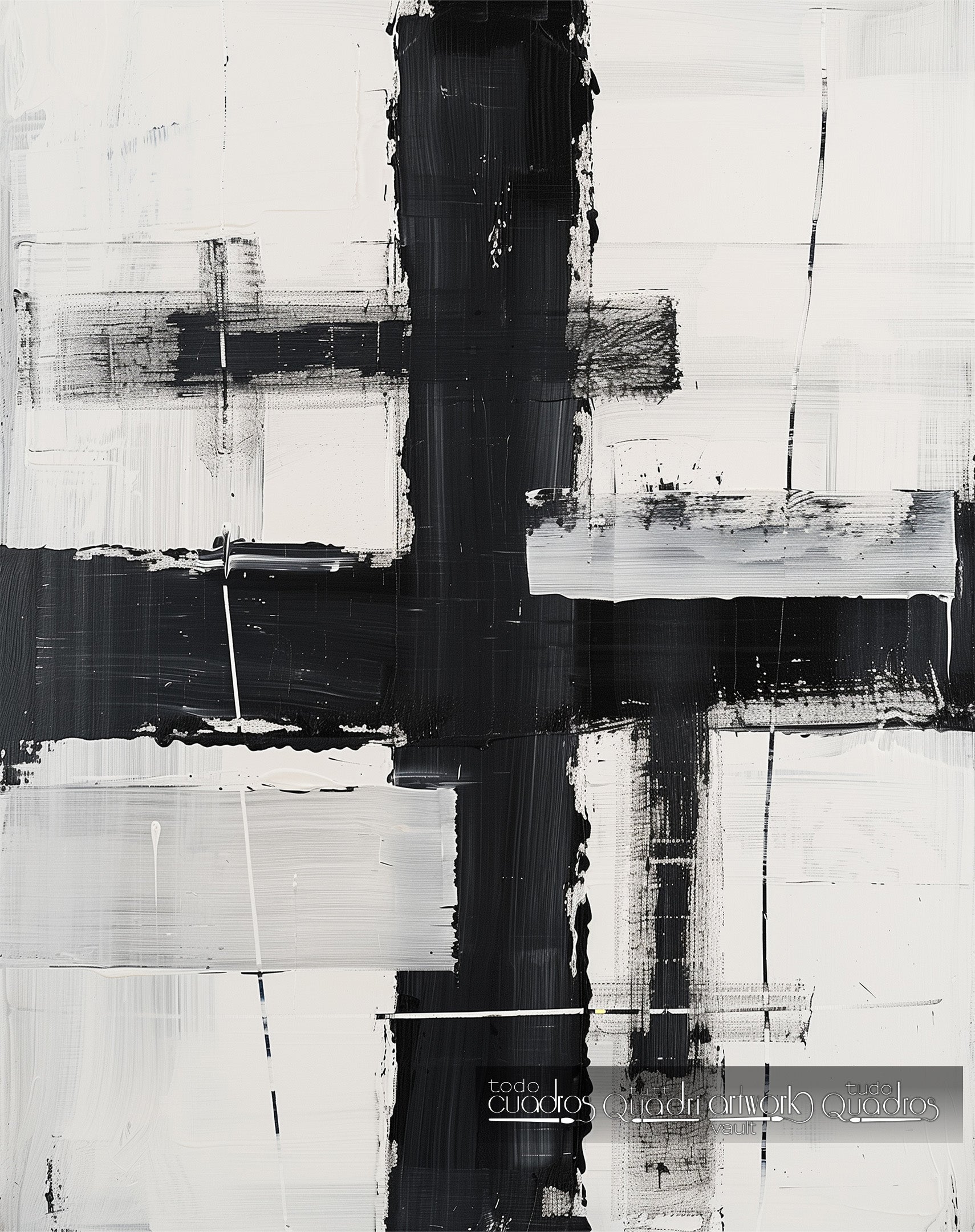 Intersection in Black and White