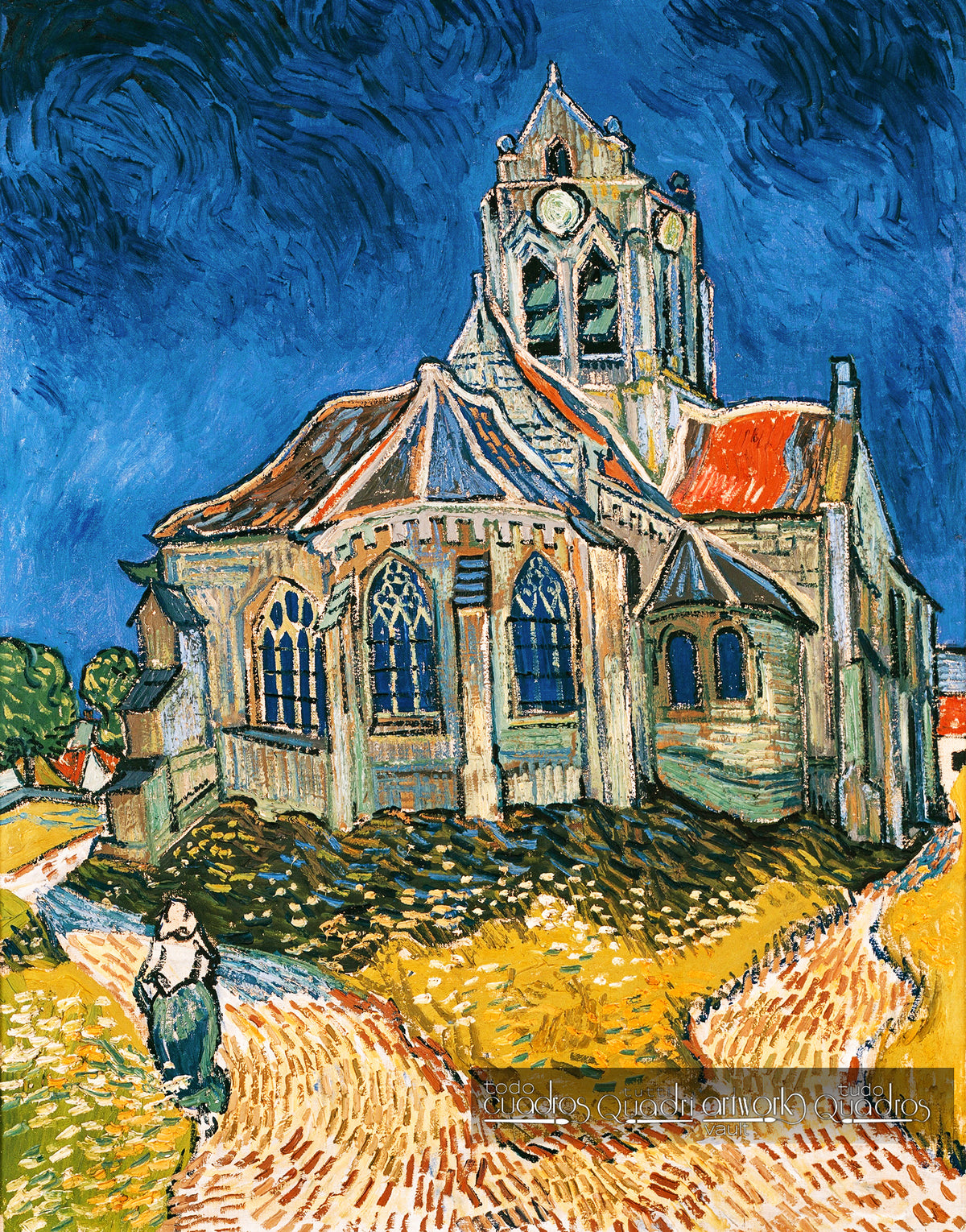 The Church at Auvers, Van Gogh