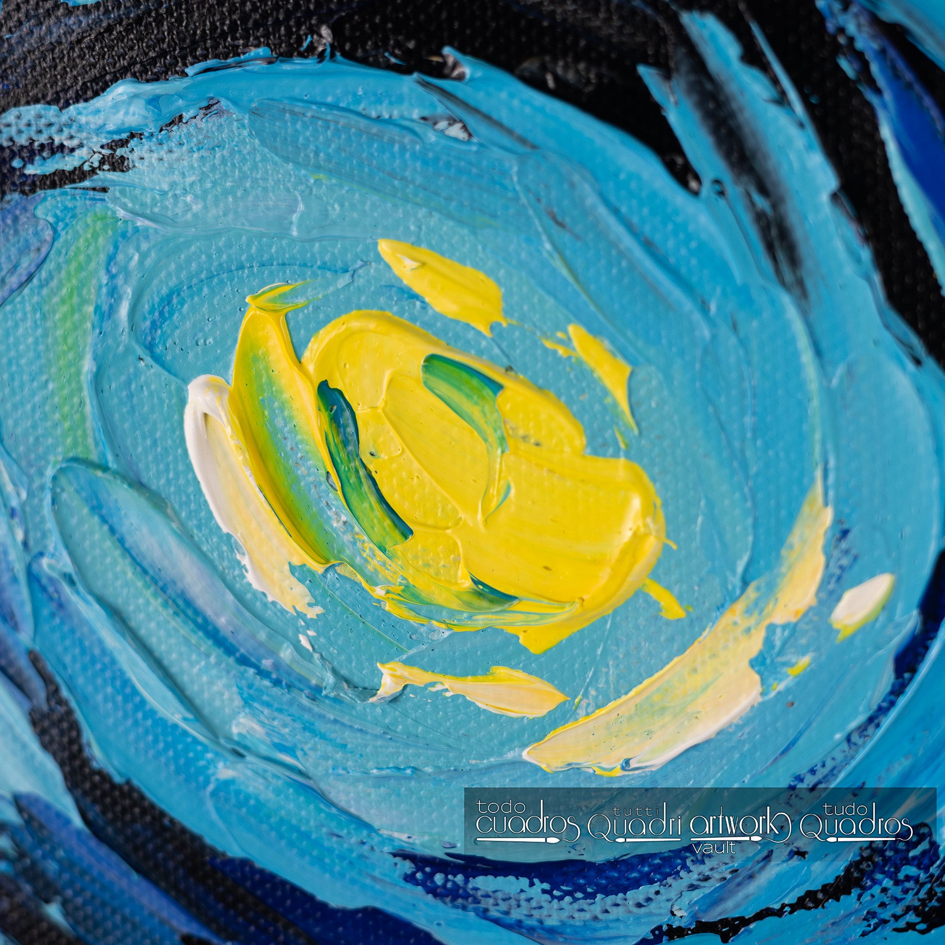 Snoopy on the Starry Night, oil