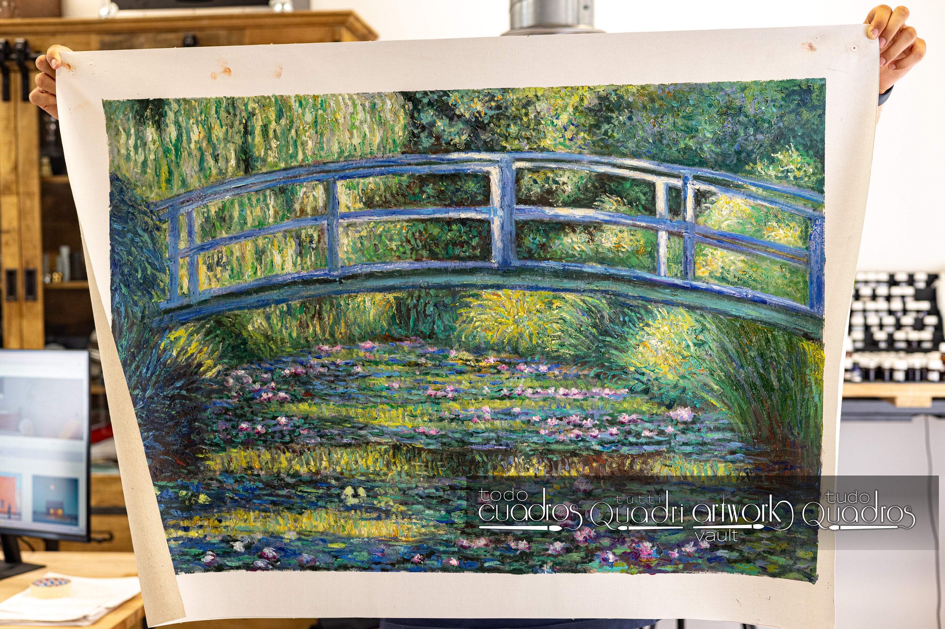 Water-Lily Pond, Symphony in Green, Monet