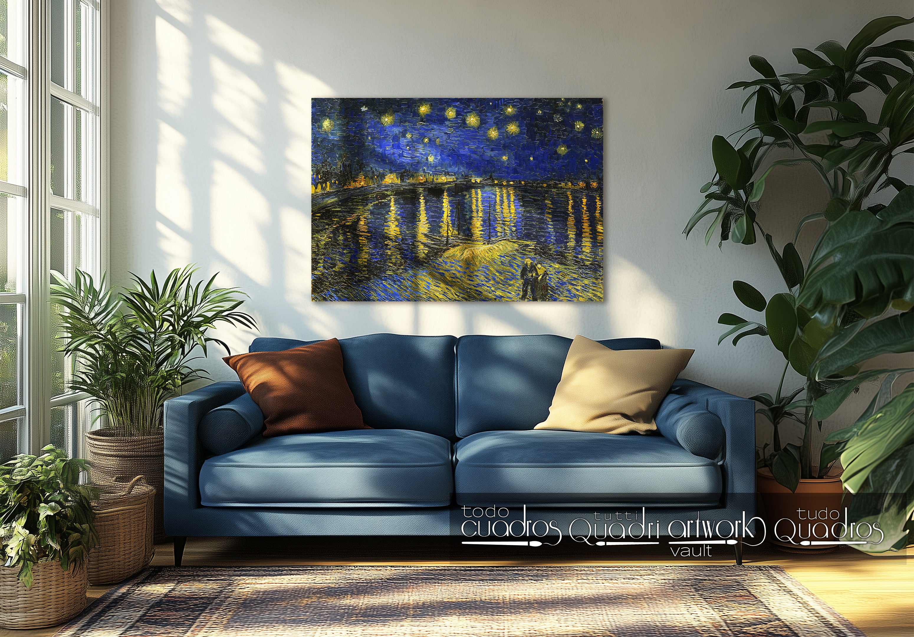 Starry Night over the Rhone, Van Gogh