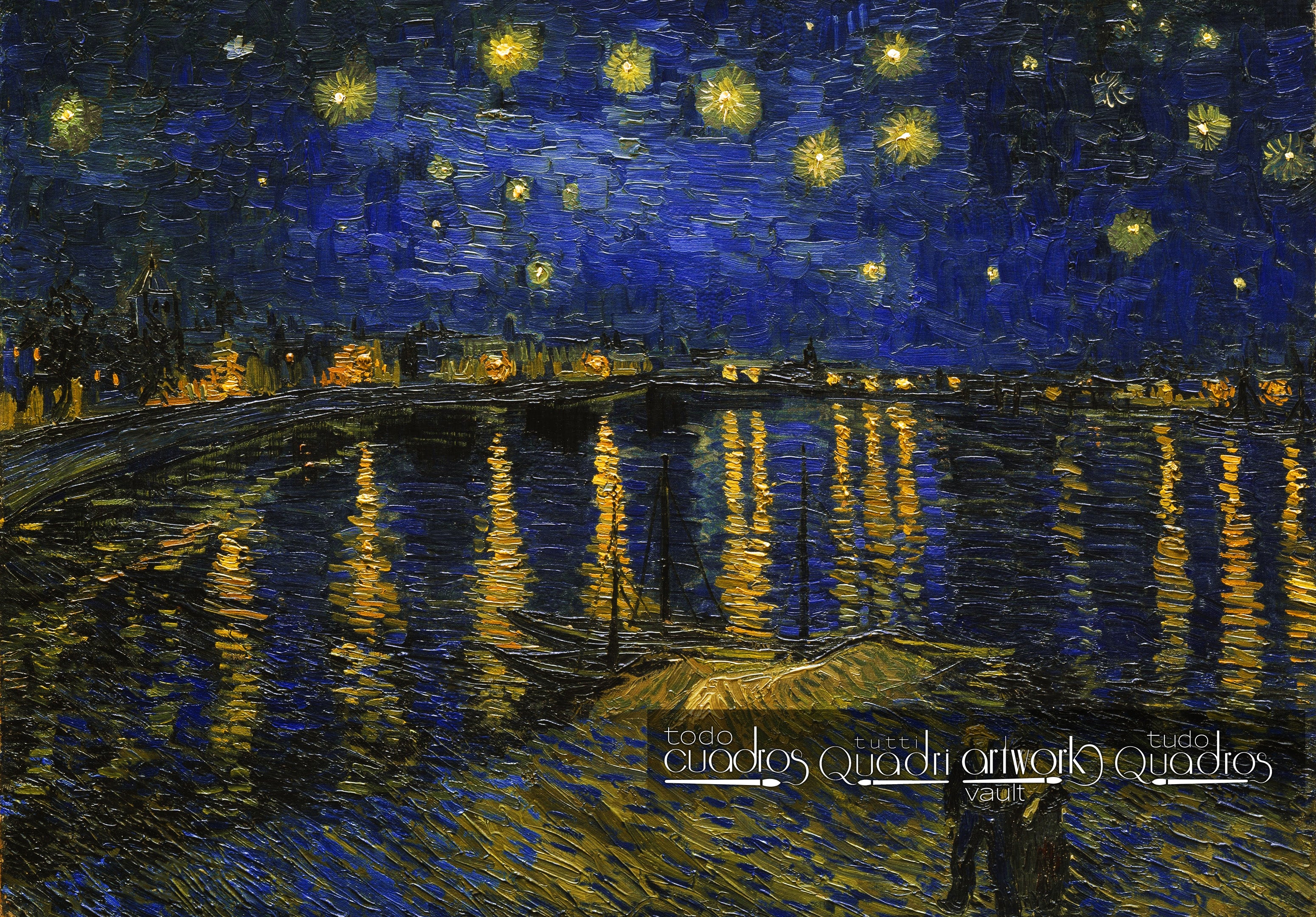 Starry Night over the Rhone, Van Gogh