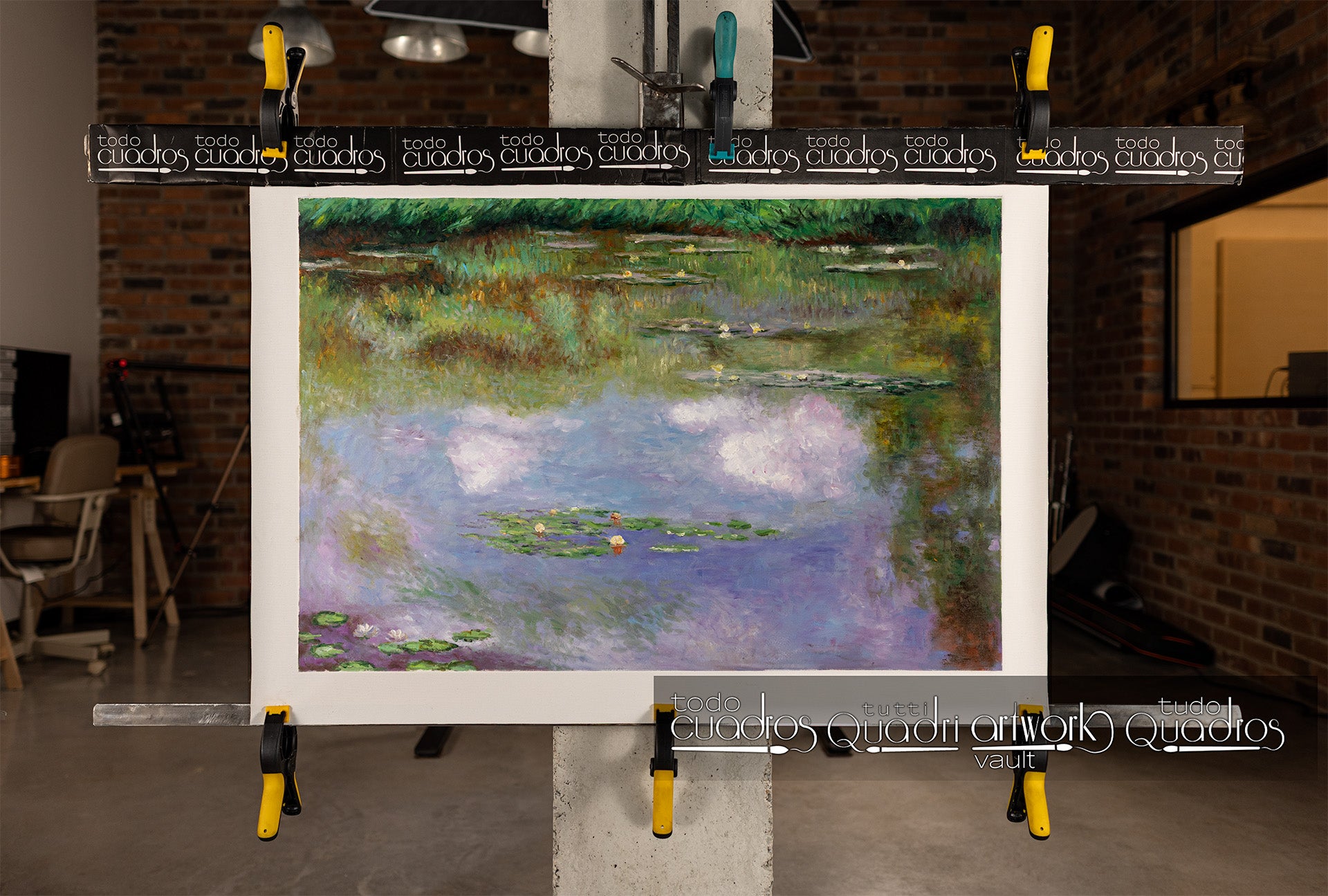 Water-Lily Pond (The Clouds), Monet