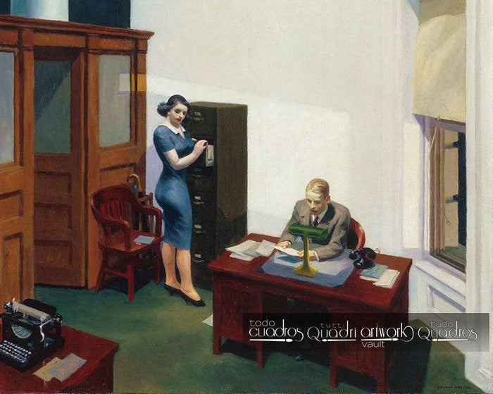 Office at Night, Hopper