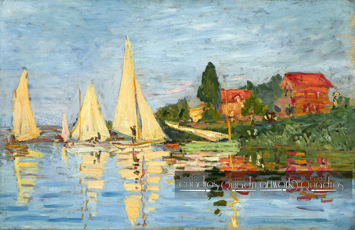 Regattas at Argenteuil, Monet