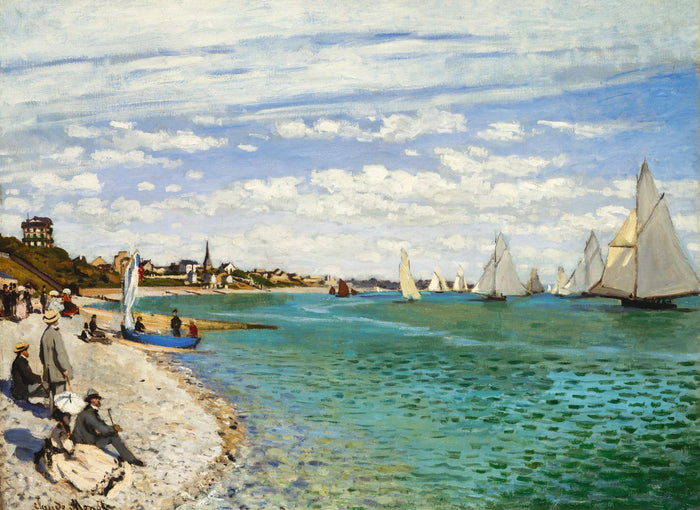 Regatta at Sainte-Adresse, Monet