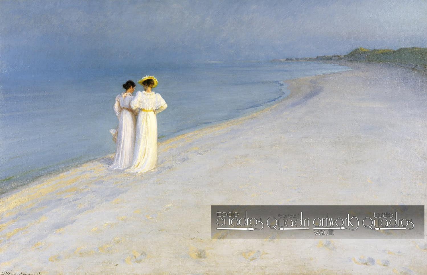 Summer Evening on Skagen's Southern Beach, P. S. Krøyer