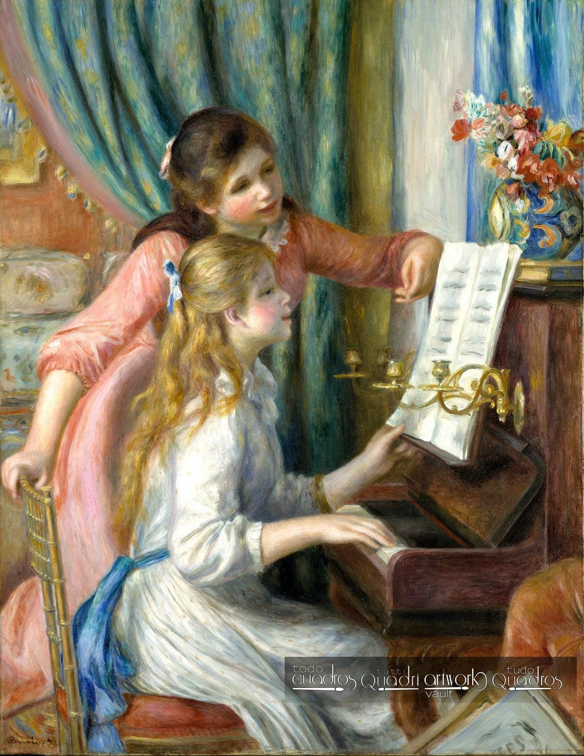 Two Young Girls at the Piano, Renoir