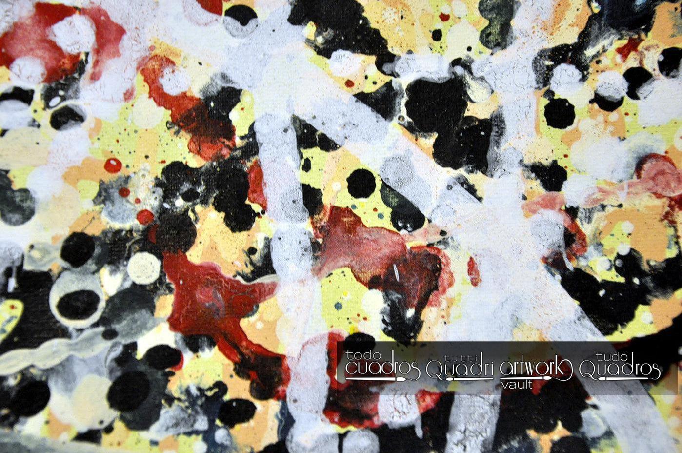 Cuadro "Homenaje a Pollock" <br /> A. Croxatto (2015)