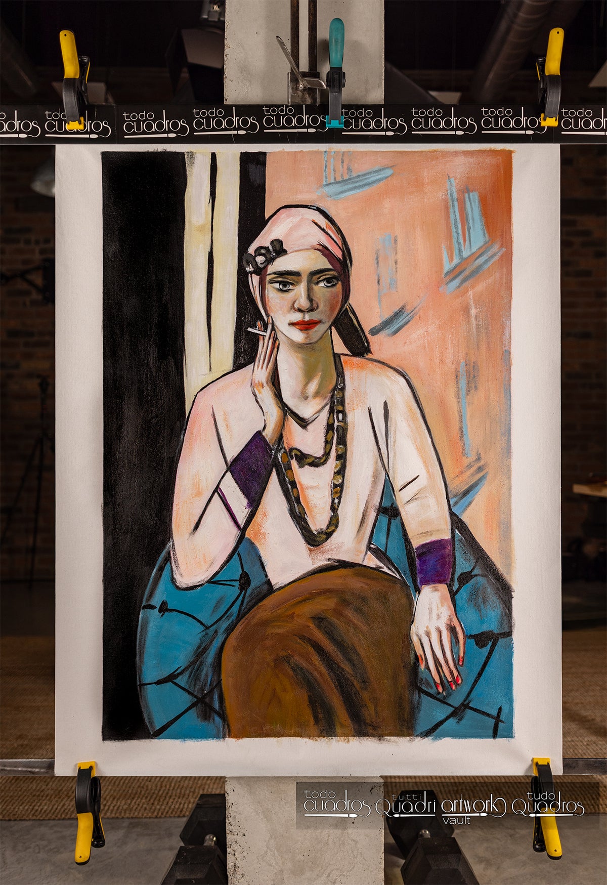 Quappi in Pink Jumper, Max Beckmann