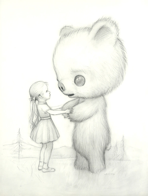 Pencil sketch.