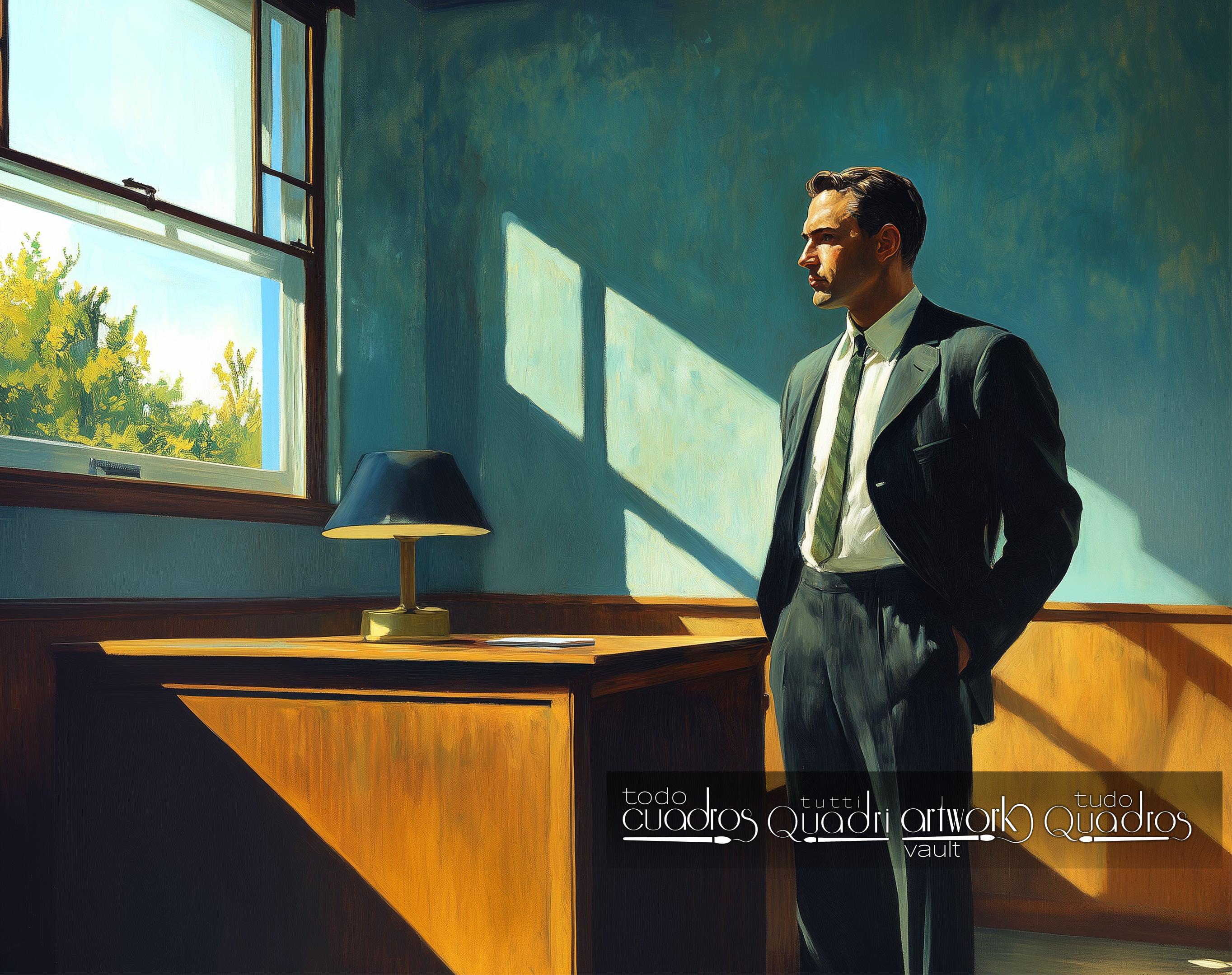 Afternoon of Work, Hopper style