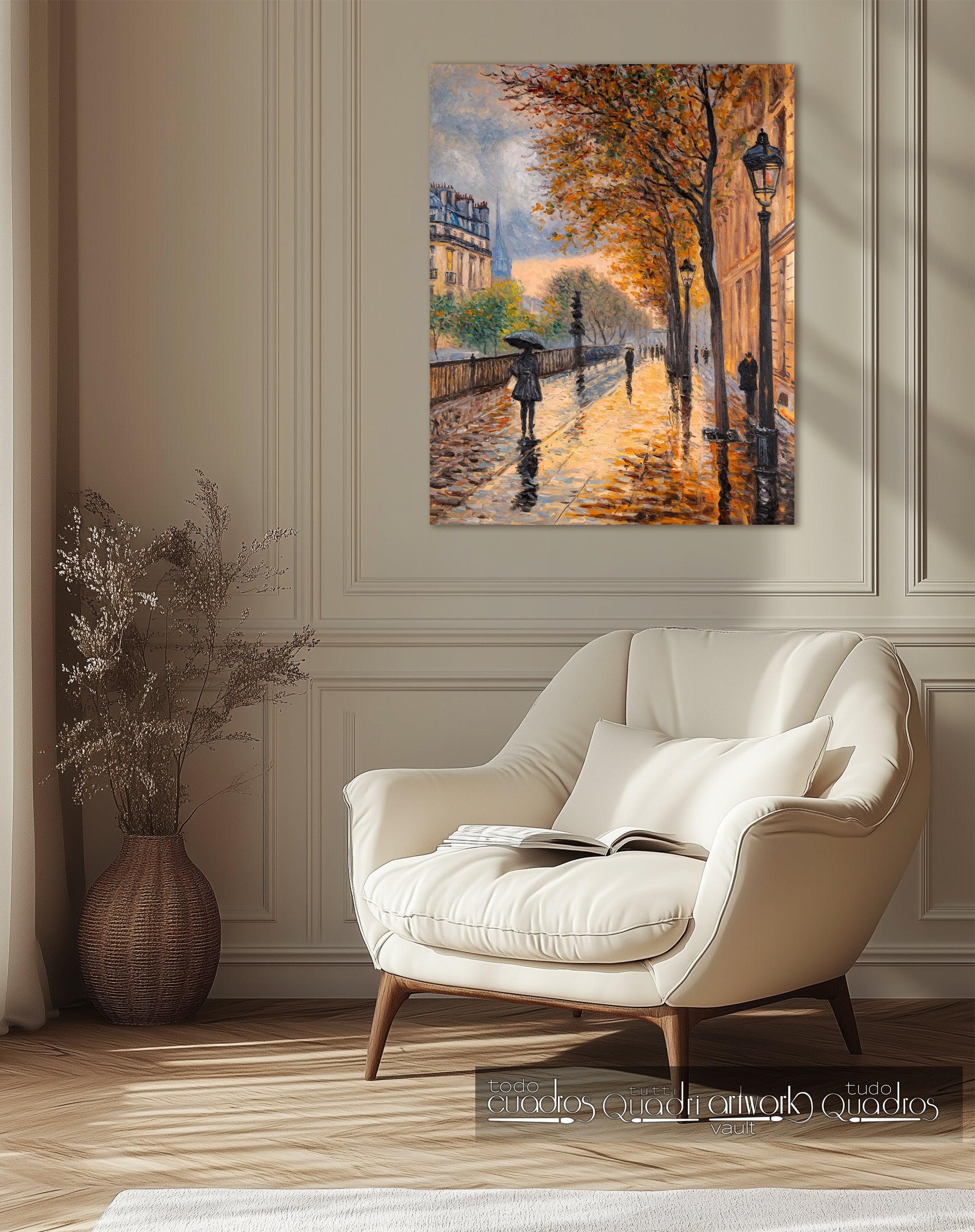 Rainy Afternoon, Monet Style