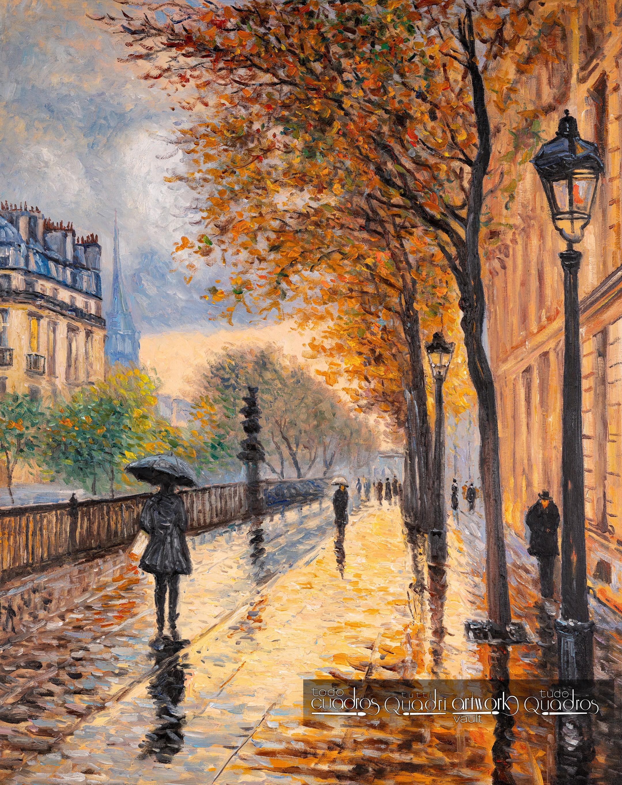 Rainy Afternoon, Monet Style