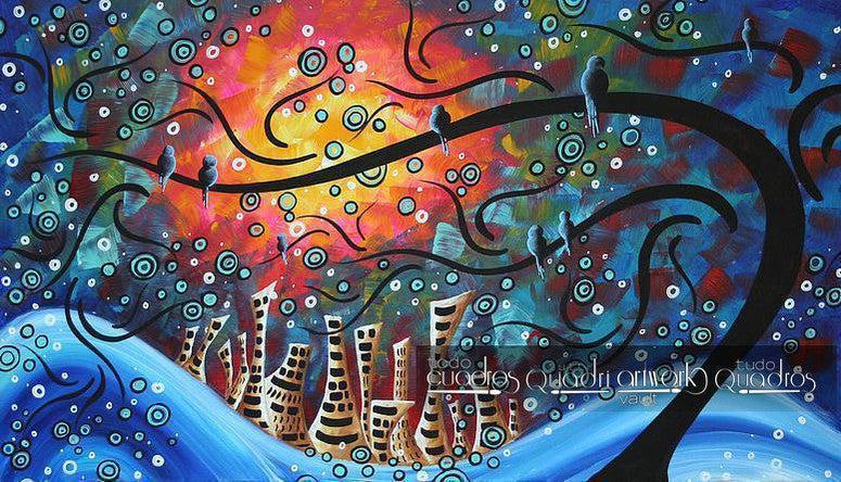 Winter and fire, oil