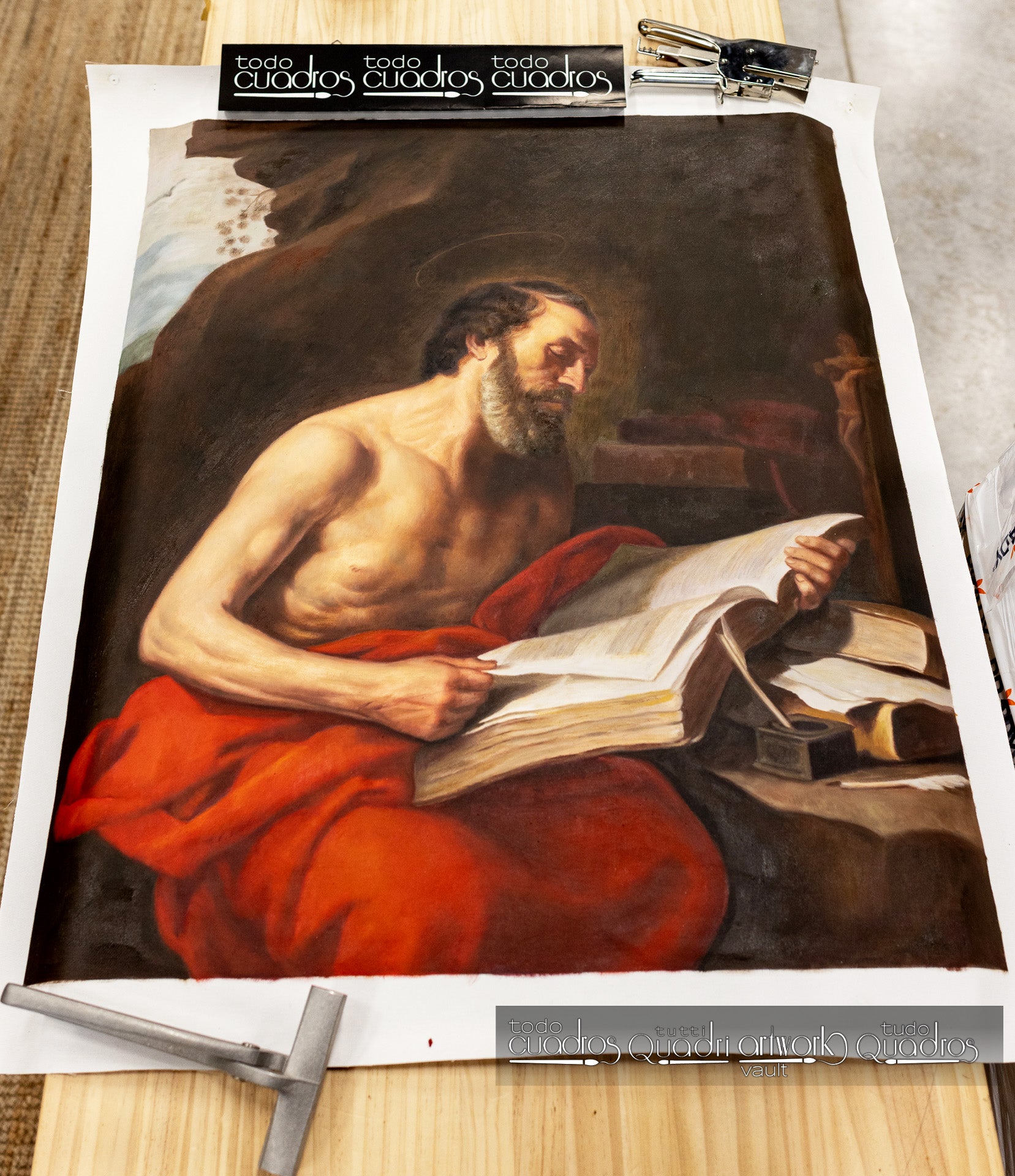 Saint Jerome Reading, Murillo