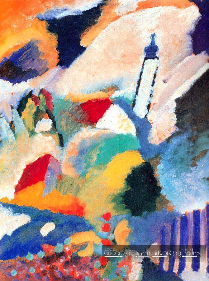 Murnau with Church I, Kandinsky