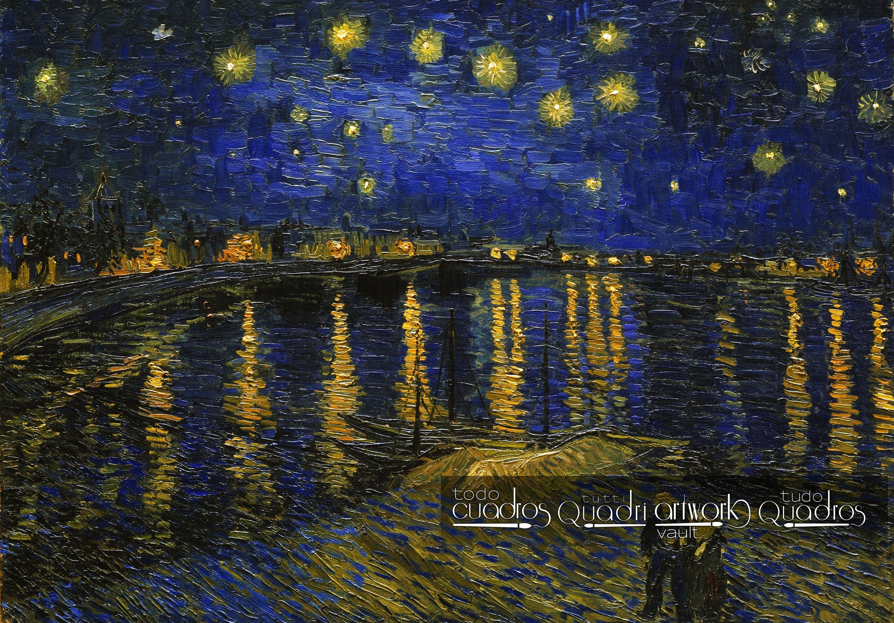 Starry Night over the Rhone, Van Gogh
