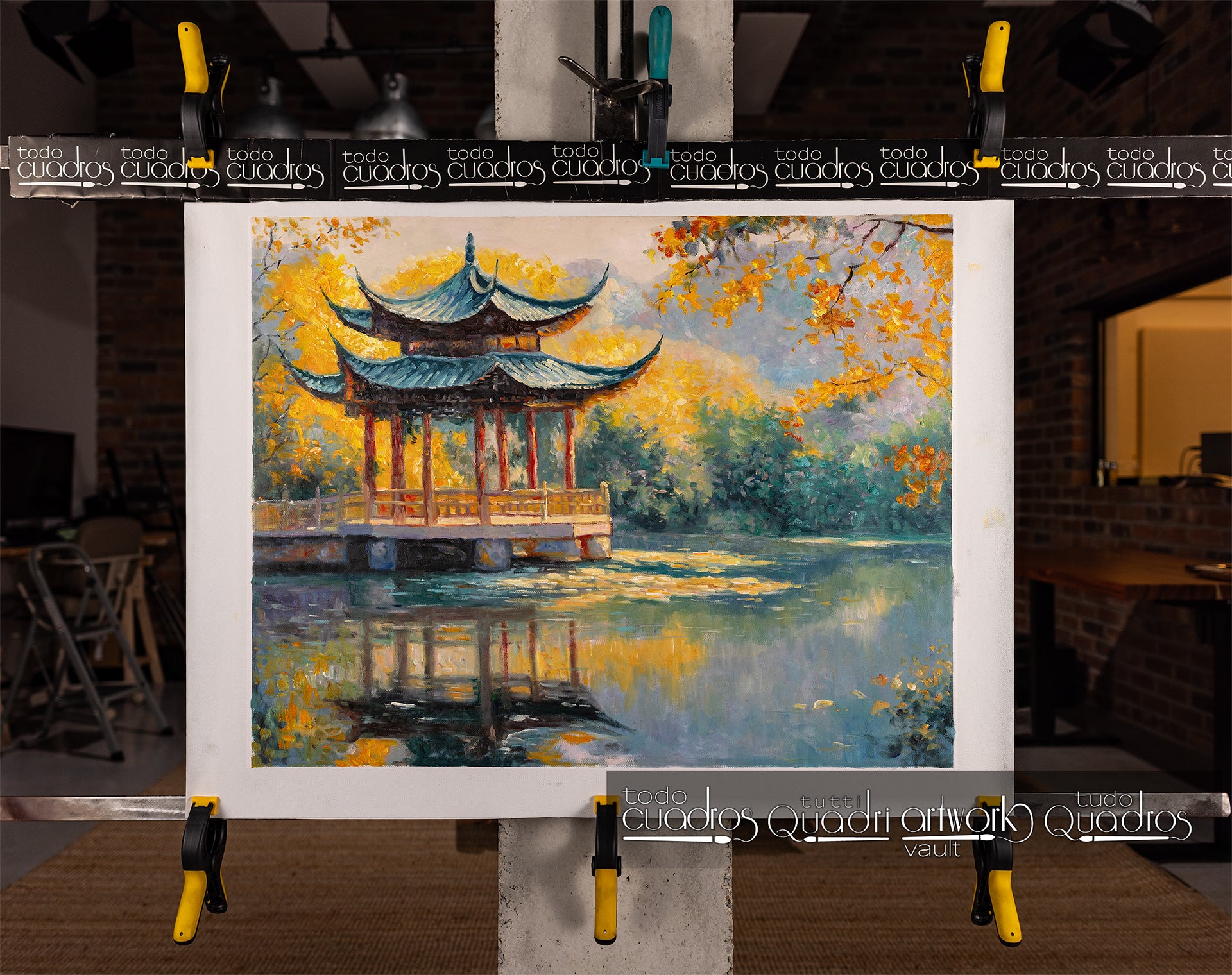 Autumn Reflections, Monet Style