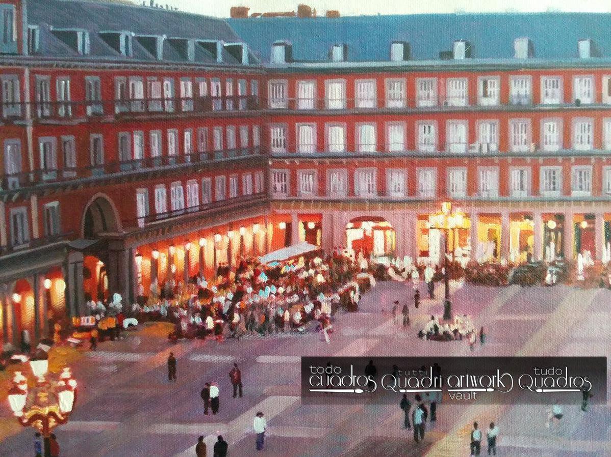The Plaza Mayor of Madrid, Sunset