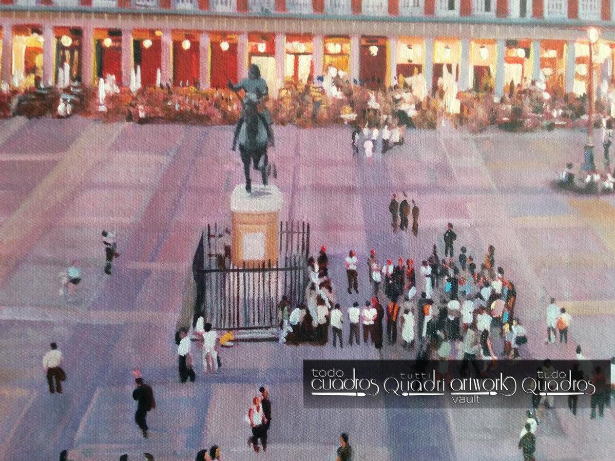 The Plaza Mayor of Madrid, Sunset