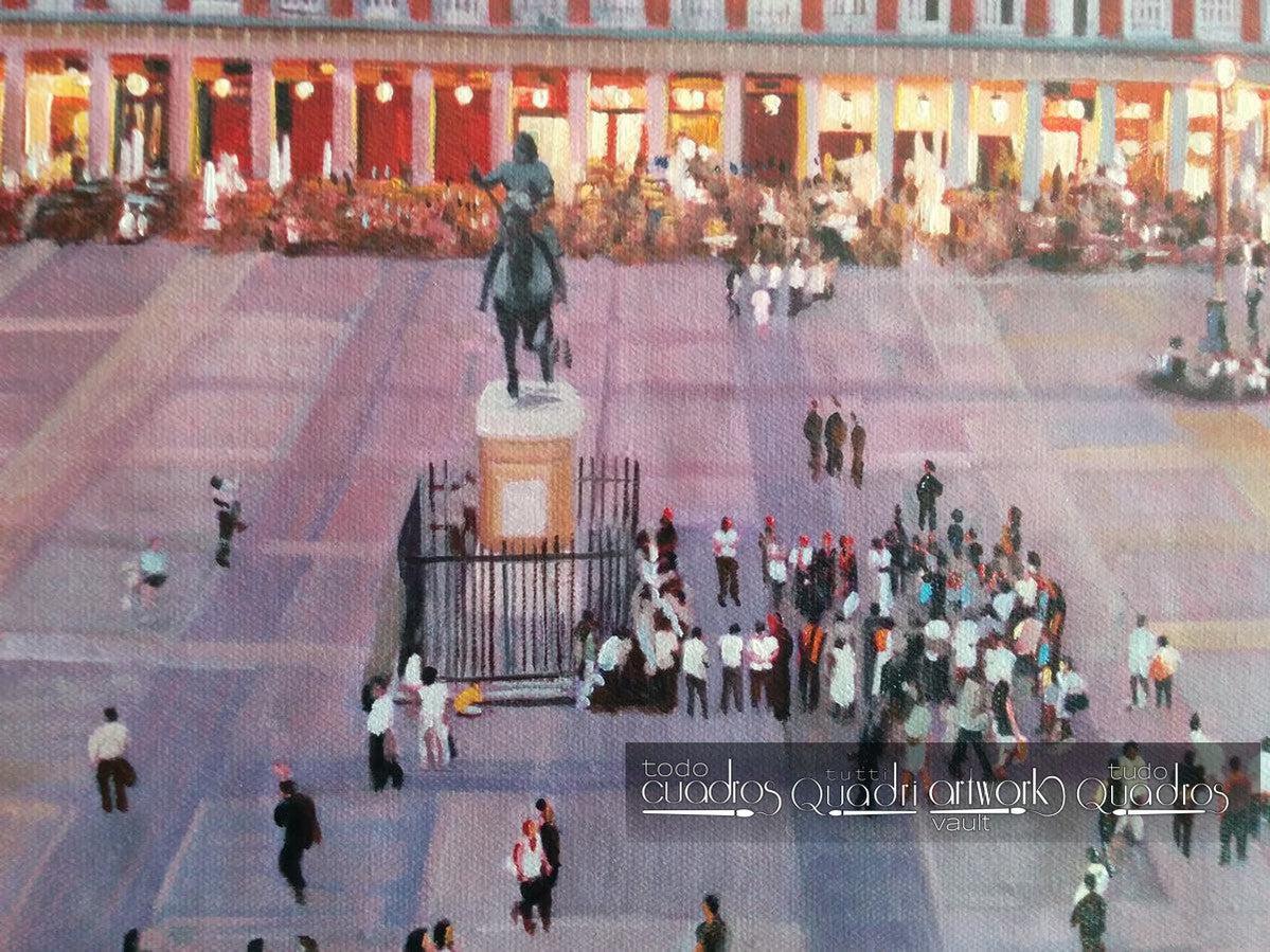 The Plaza Mayor of Madrid, Sunset