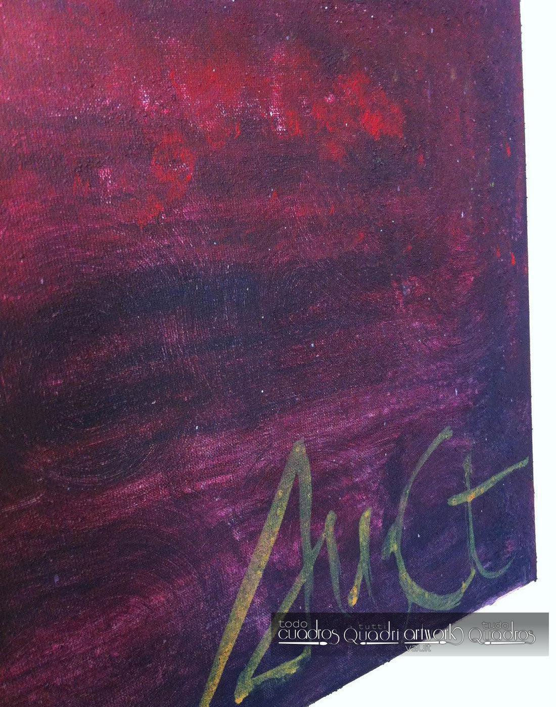 Painting "Red Line" <br /> A. Croxatto (2015)