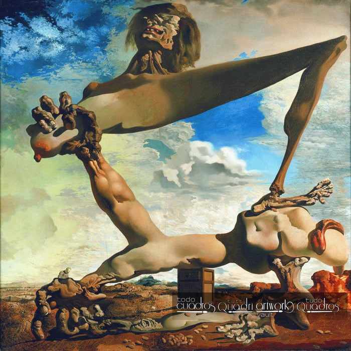 Soft Construction with Boiled Beans (Premonition of Civil War), Dalí