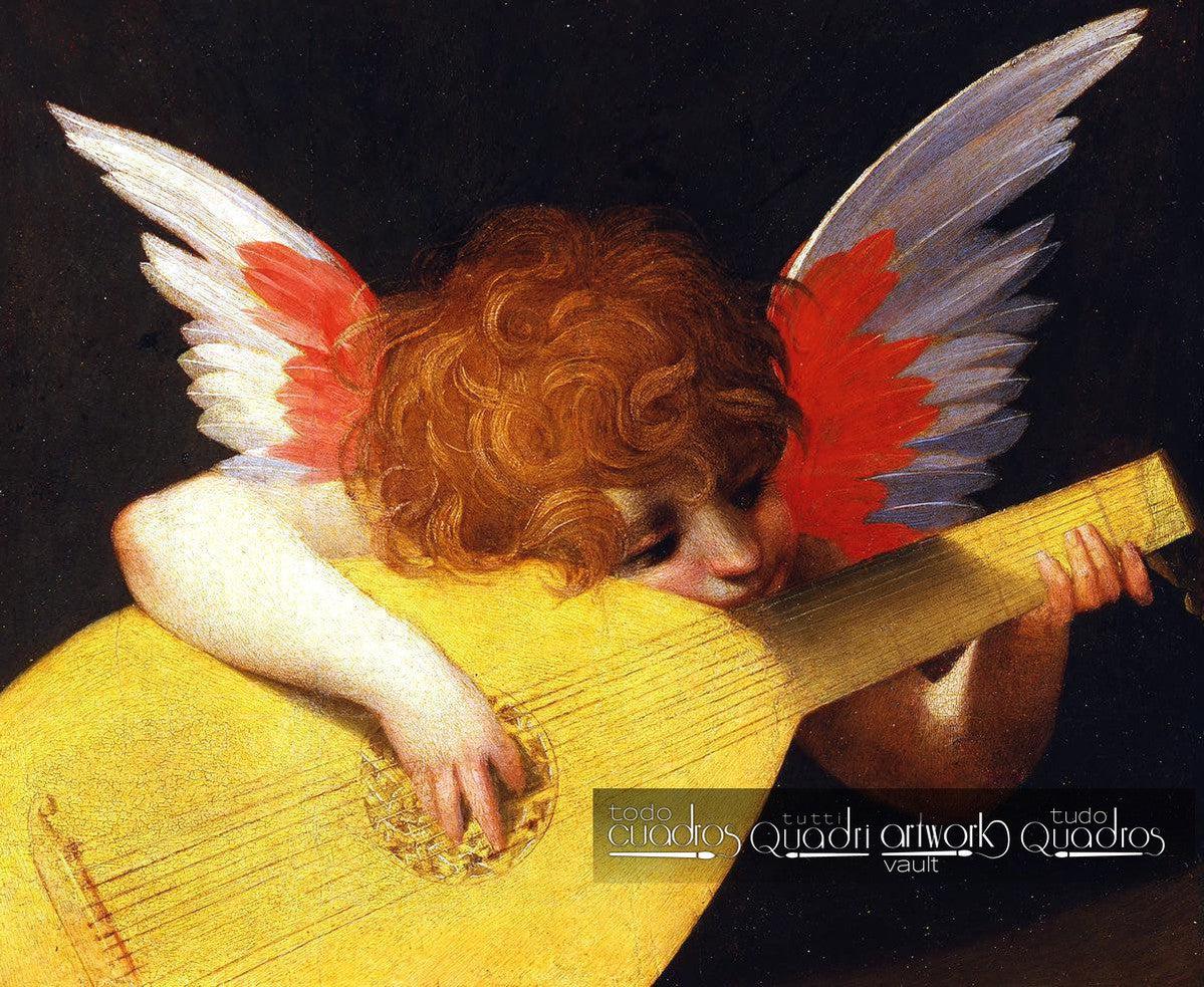 Cherub Playing a Lute, Rosso Fiorentino