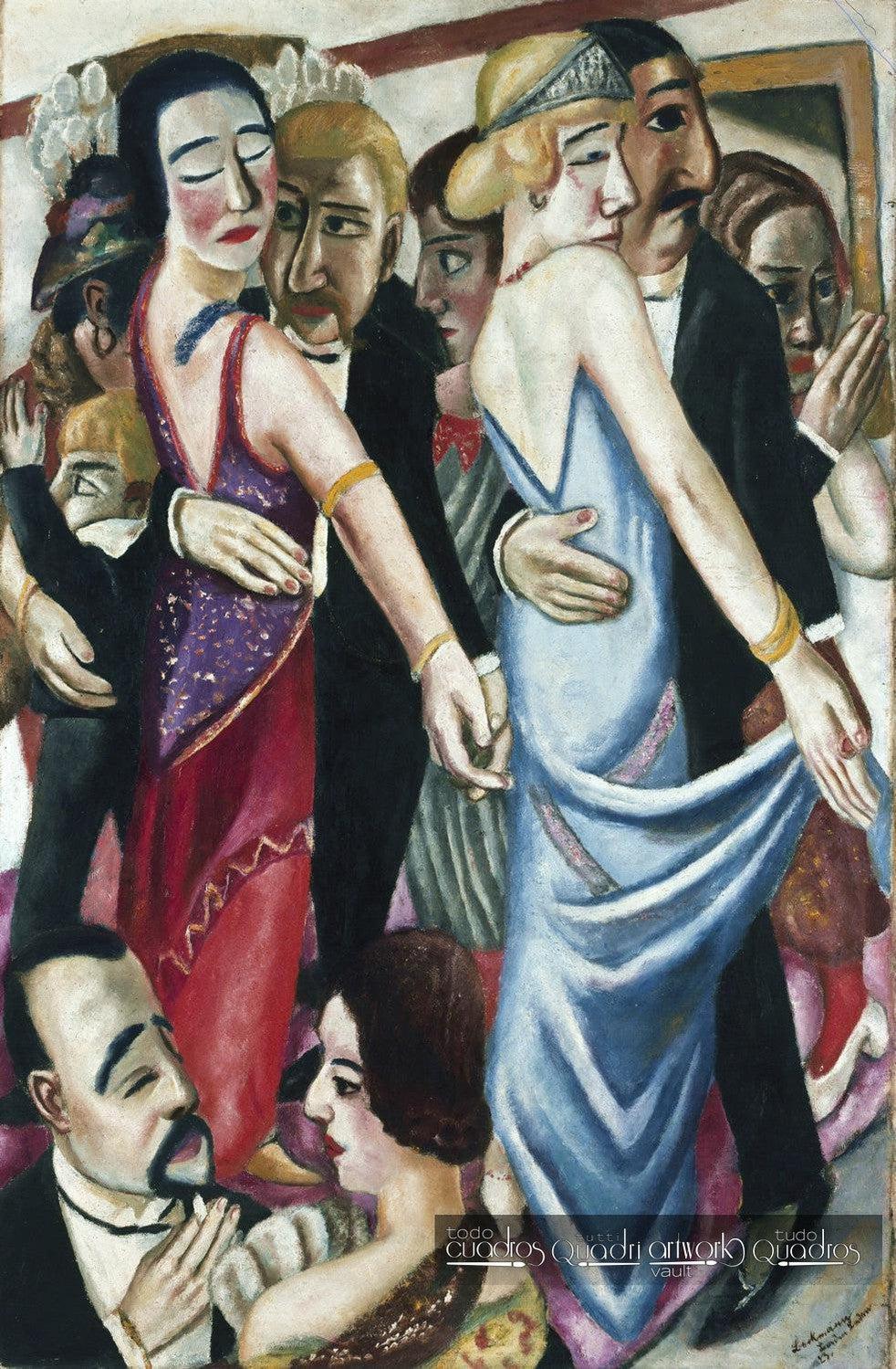 Dancing Bar in Baden-Baden, Max Beckmann