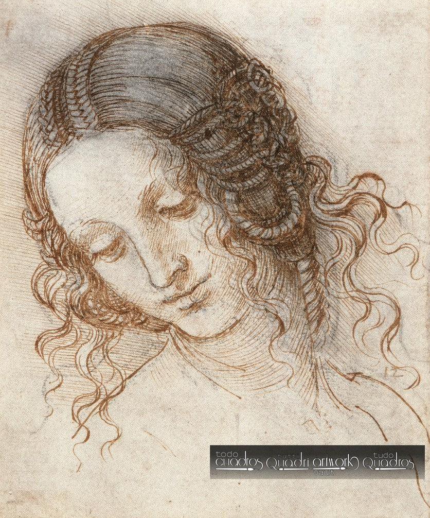 Head of Leda, Leonardo da Vinci