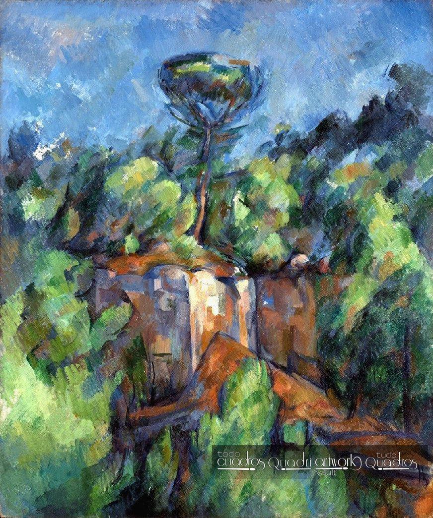 Quarry at Bibémus, Cézanne