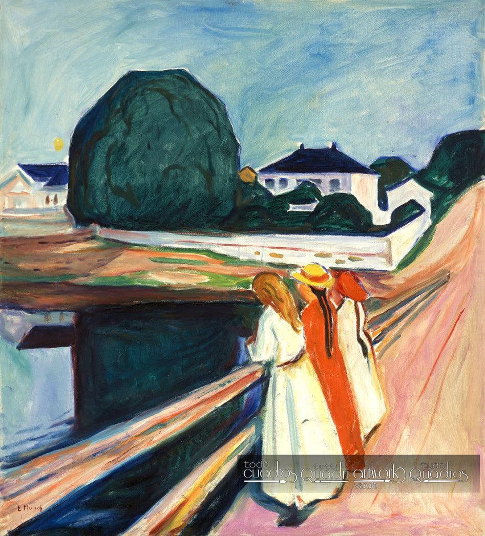 The Girls on the Bridge, Edvard Munch
