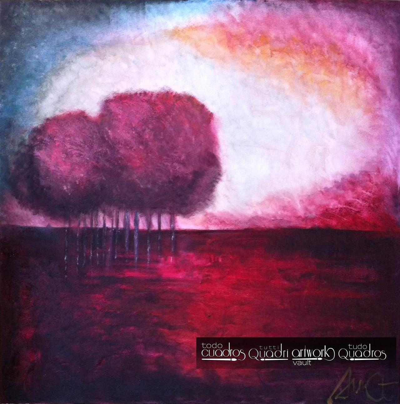 Painting "Red Line" <br /> A. Croxatto (2015)