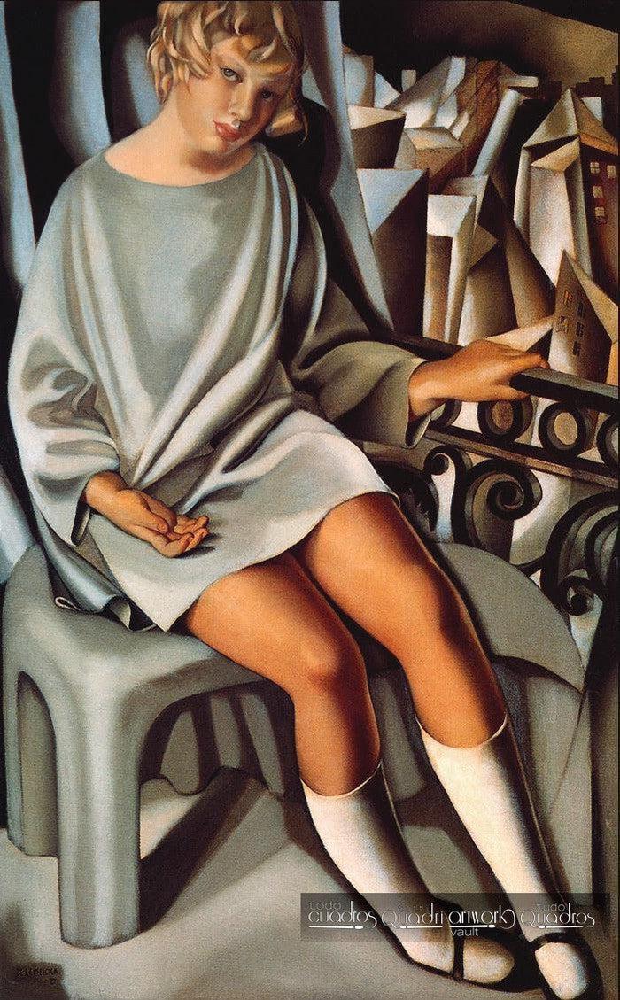 Kizette on the Balcony, Lempicka