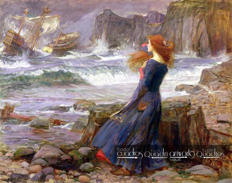 Miranda - The Tempest, J. W. Waterhouse