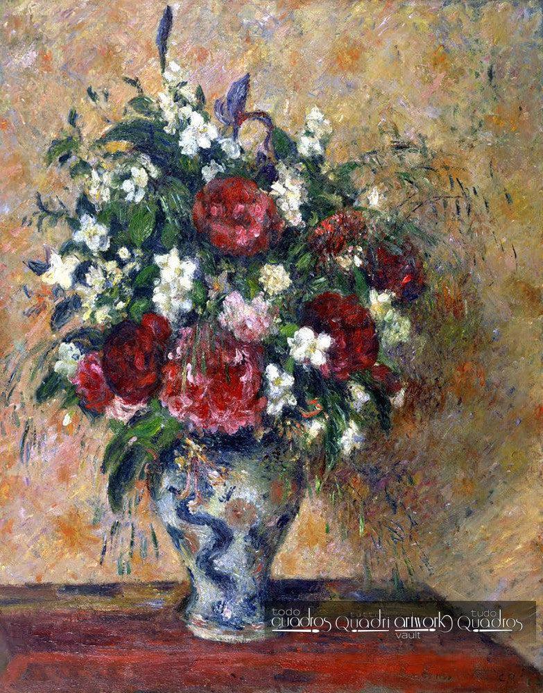 Still life with peonies and mock orange, Pissarro