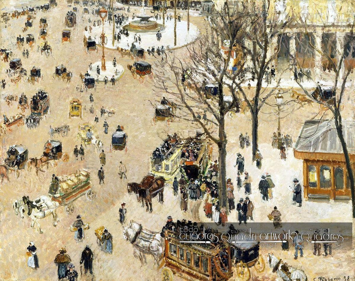 The French Theater Square, Pissarro