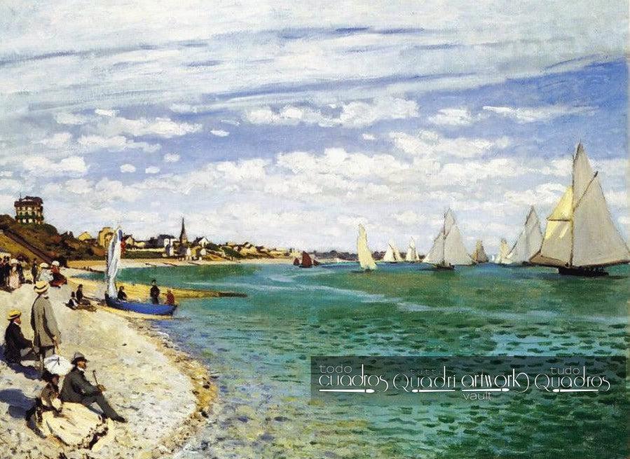 Regatta at Sainte-Adresse, Monet