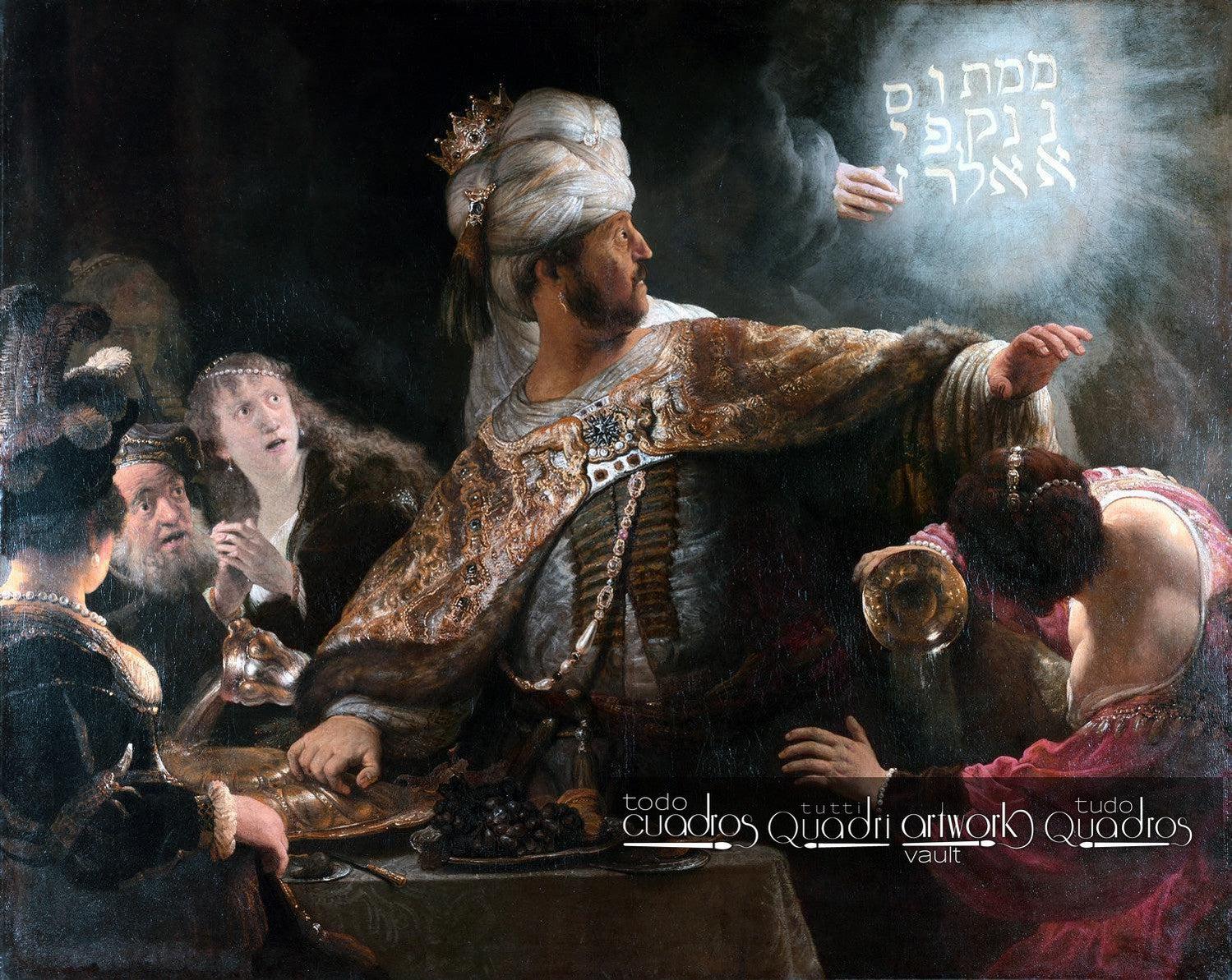 Belshazzar's Feast, Rembrandt