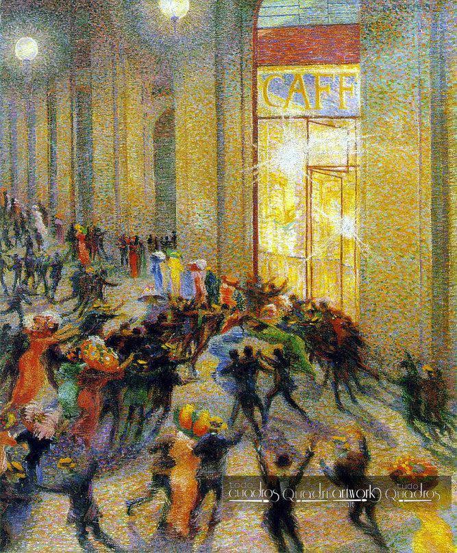 Fight in the Gallery, Boccioni