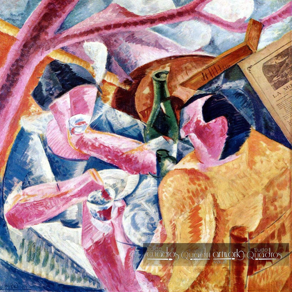 Under the Pergola in Naples, Boccioni