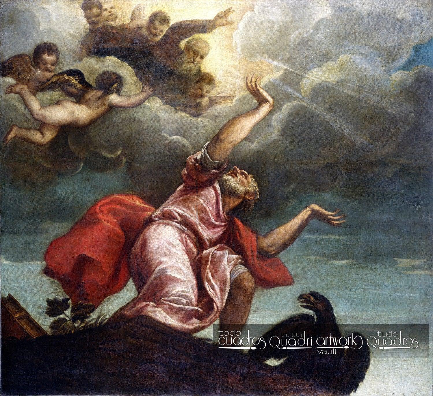 Saint John the Evangelist on Patmos, Titian