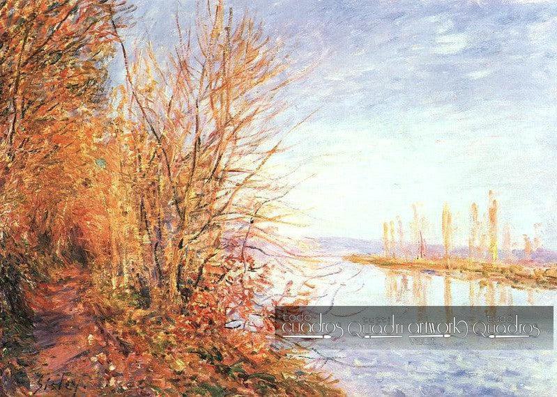 The Chemin De by Through Woods at Rouches Courtaut, St. Martin's, Summer, Sisley